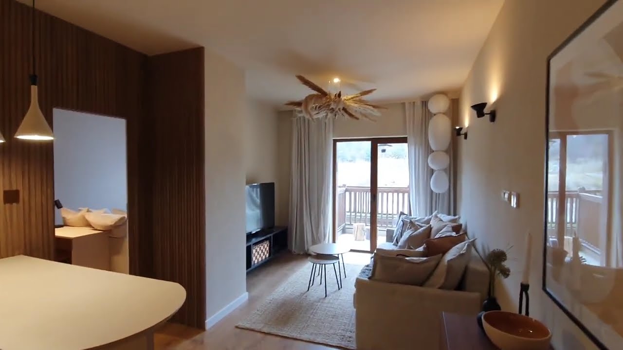 South-facing and stylishly furnished 1-bedroom apartment in Bansko