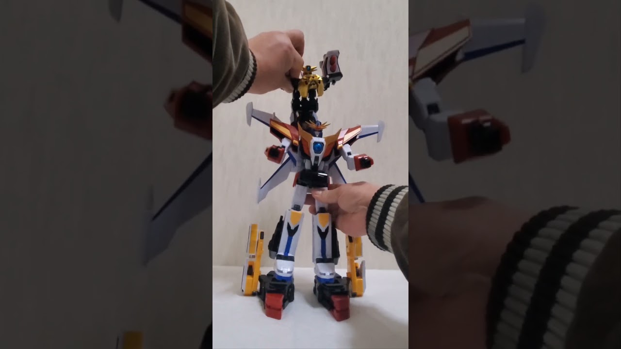 伝説の勇者ダ・ガーン【THE 合体】ダ・ガーンXとガ・オーンが合体。グレートダ・ガーンGX発進！  #勇者シリーズ   #合体  #toys  #shorts