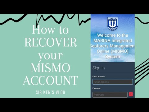 How to RECOVER your MISMO ACCOUNT ❤️