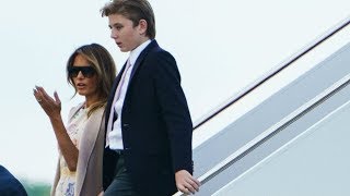 Barron Trump previously tested positive for coronavirus, first lady reveals