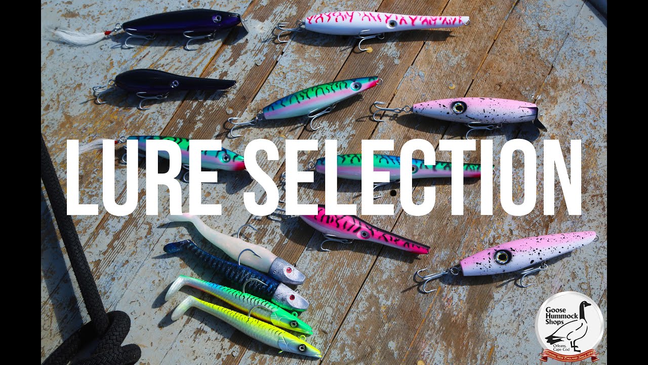 Lure Selection for catching Striped Bass! 