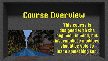 Course Overview | Minetest Modding Course