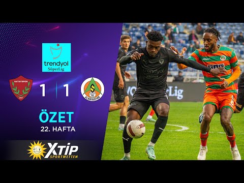 Merkur-Sports | A. Hatayspor (1-1) C. Alanyaspor - Highlights/Özet | Trendyol Süper Lig - 2023/24