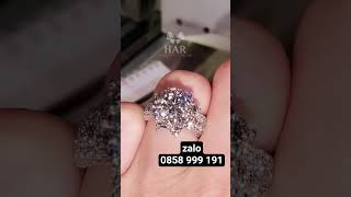 Nhẫn Kim Cương Đài Hoa với thiết kế tinh xảo tôn lên vẻ đẹp rực rỡ đầy kiêu sa trên tay nàng😍#viral