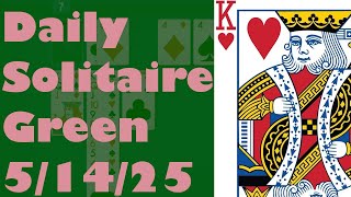 Daily Solitaire 25 Klondike Green Youtube Playables