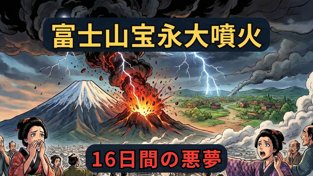 富士山宝永大噴火｜江戸に灰が降った日｜最後にして最強クラスの噴火をざっくり解説