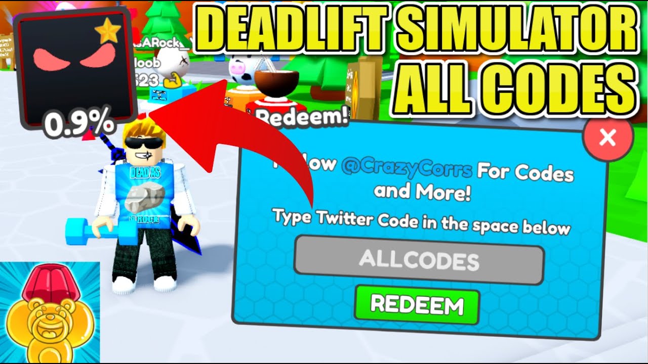 All Codes In Deadlift Simulator