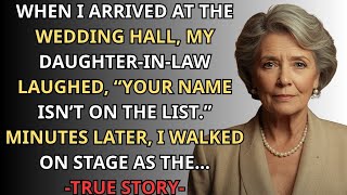 When I Arrived At The Wedding Hall, My DIL Laughed And Said: “Your Name’s Not On The List.” screenshot 3