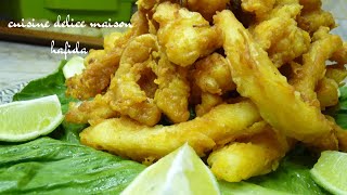 calamars frit -كلمار مقلي مثل المطاعم