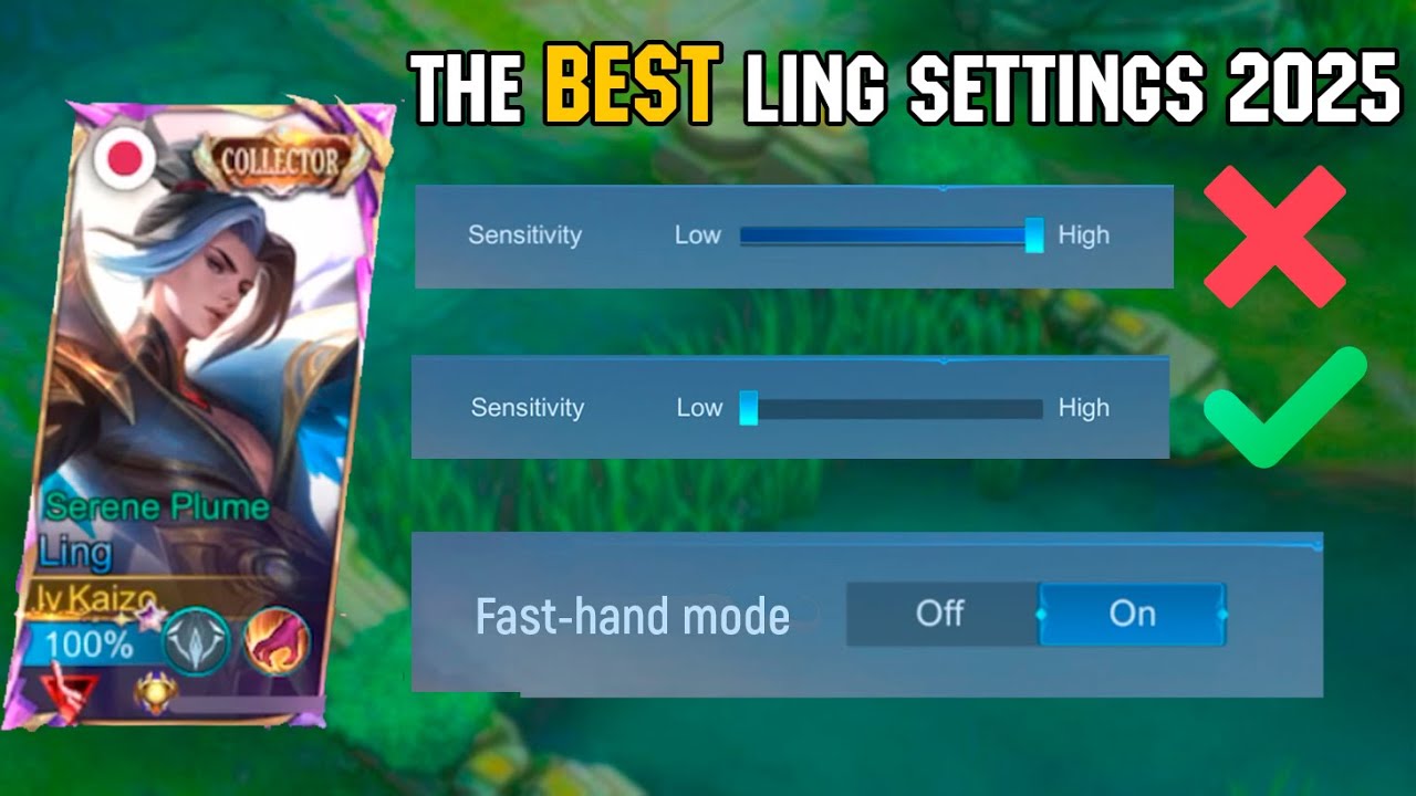 THE BEST SETTINGS, BUILD AND EMBLEMS FOR LING IN 2025! - YouTube