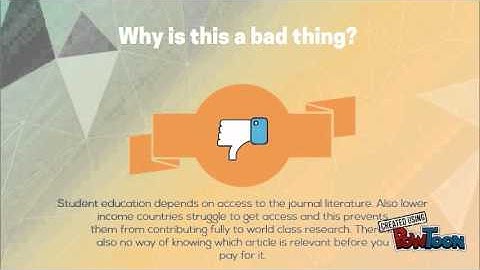 Learning About Open Access Content