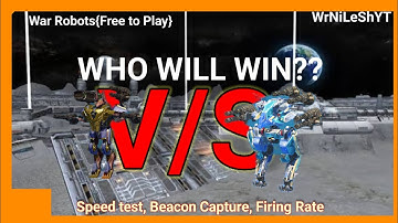 REX VS TETH COMPARISON IN WAR ROBOTS TEST SERVER | WAR ROBOTS #warrobots #warrobotsgameplay 