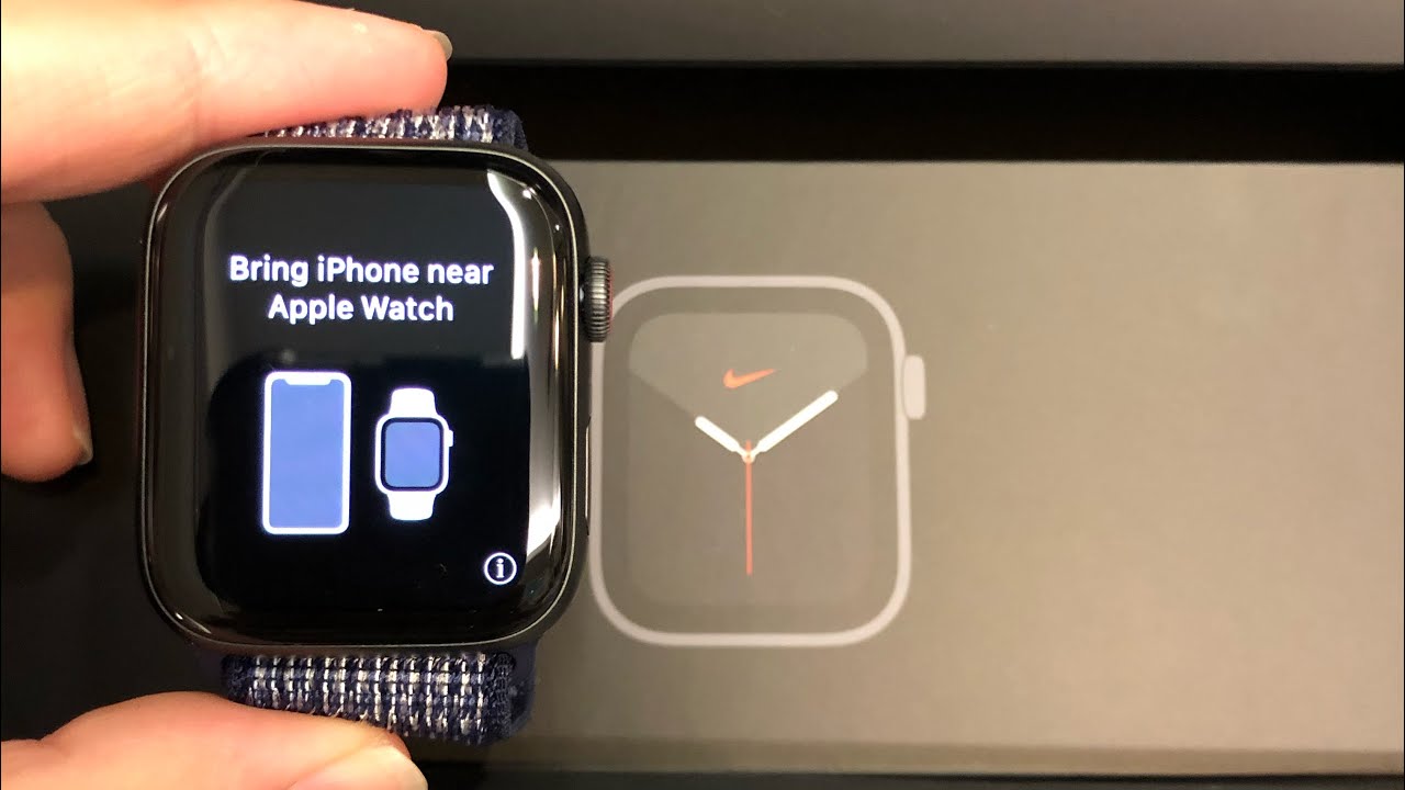 Apple Watch SE Nike 44mm (GPS+Cellular) with Nike Sport Loop Unboxing +  First Boot Up (Space Gray)