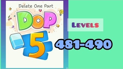 #DOP5 Delete One Part Gameplay Levels 481-490