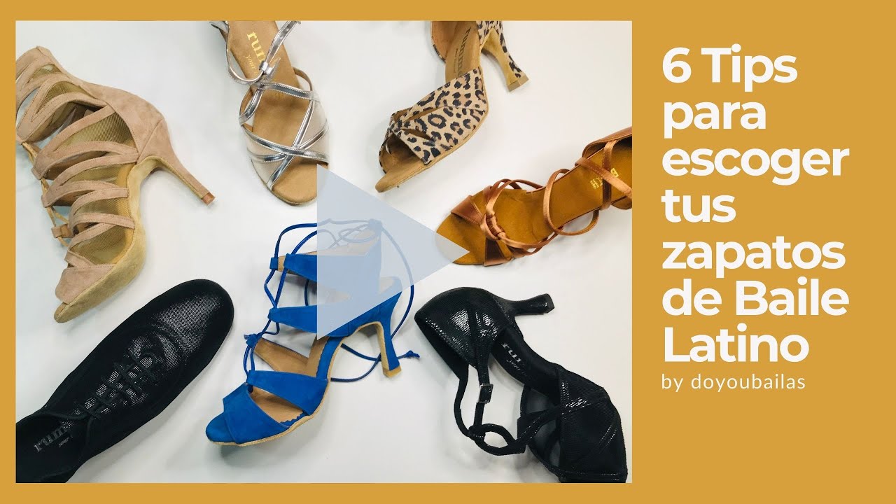 el estudio igual Inconsistente 6 Tips para comprar tus zapatos de Baile Latino - YouTube