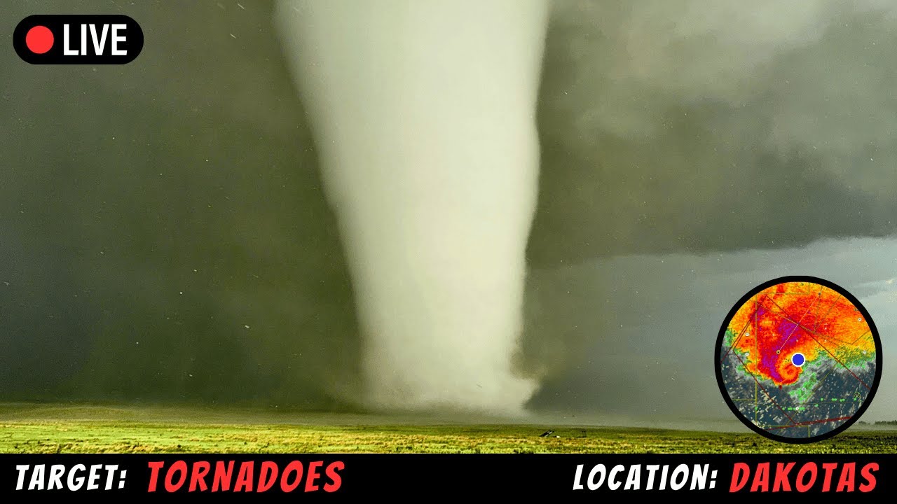 LIVE NEBRASKA TORNADO CHASE  - LIVE STORM CHASER