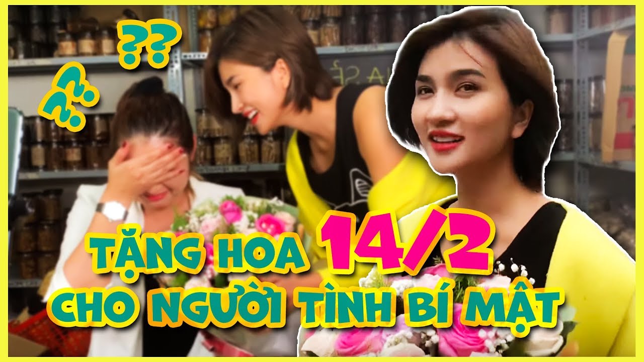 Kim Tuyến Tặng Bông, Tiết Lộ Người Tình Bí Mật  Diễm Châu Vào Valentine 14/2.