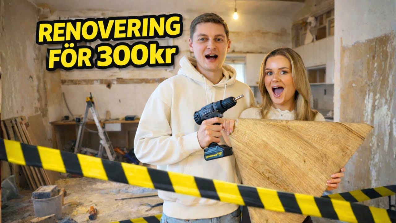 MAKEOVER PÅ KÖKET FÖR 300KR | Vlogg