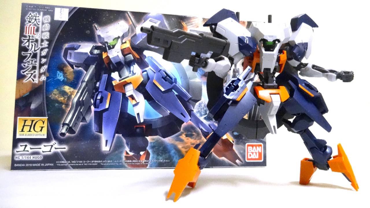 機動戦士ガンダム 鉄血のオルフェンズ Hg 1 144 ユーゴー ヲタファのガンプラ レビュー Iron Blood Orphans Hg 1 144 Hugo Youtube