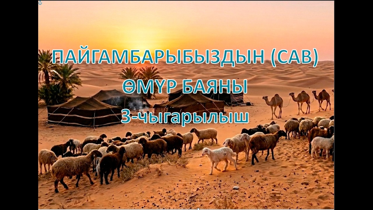 Пайгамбарыбыздын (САВ) куттуу өмүр баяны/ 3-чыгарылыш