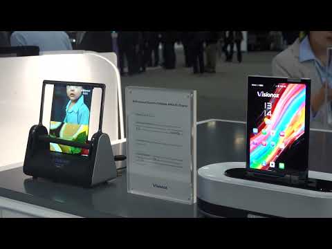 Visionox OLED display technologies shown at Display Week 2023 - video from OLED Info
