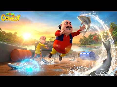 Motu Patlu Catching Fish | Motu Patlu Full Movie | Kids Animated Movies | WowKidz Comedy