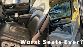 Gmc Envoy Front Seat Comfort Comparison 2006 Vs 2004