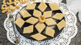 No-cook Kaju Katli in 5 mins l Fireless cooking for competition l Kaju Katli in 5 minutes l Sweet