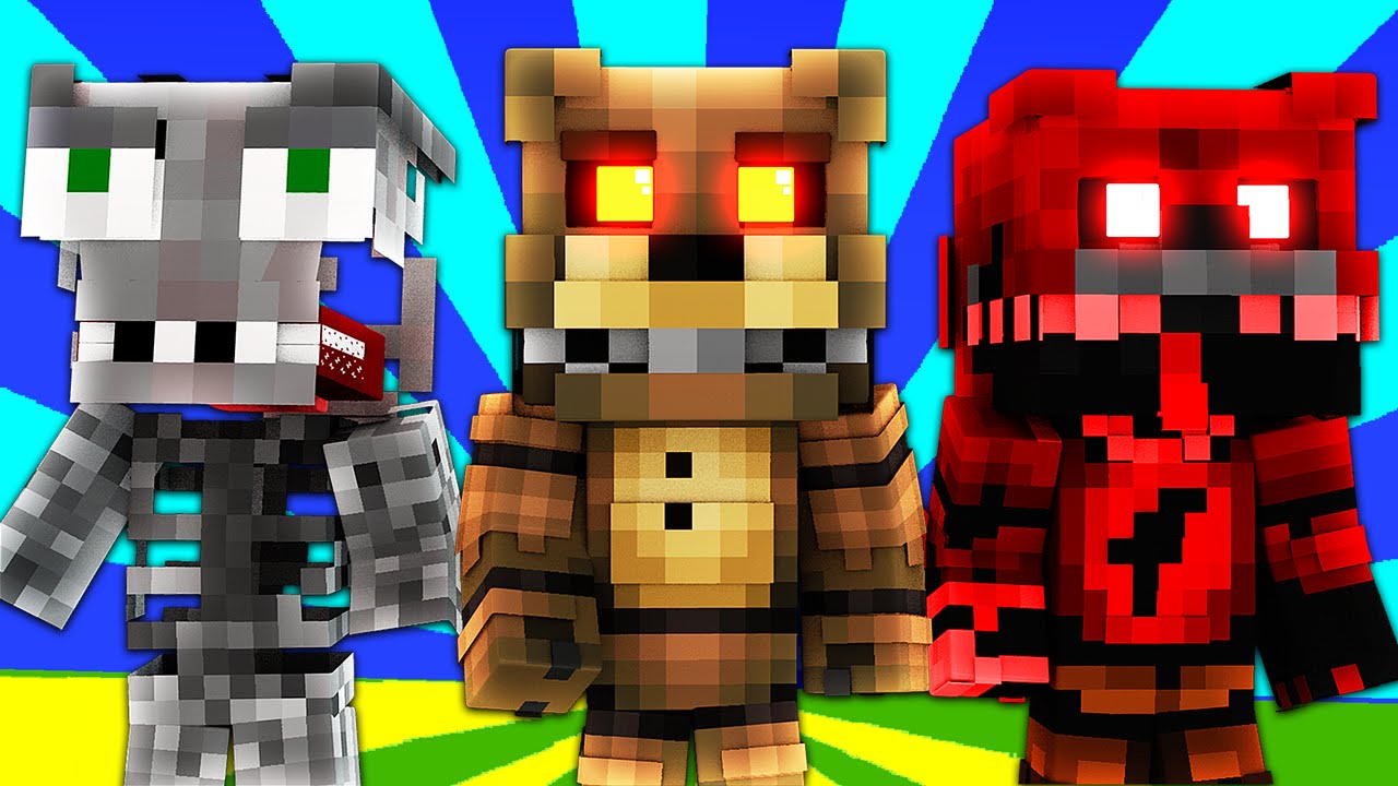 unspeakablegaming fortnite FNAF World - BUBBA BOSS! (Minecraft Roleplay) Night 45
