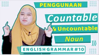 Countable & Uncountable Noun Bahasa Inggris  (English grammar Eps:10) #kampunginggris