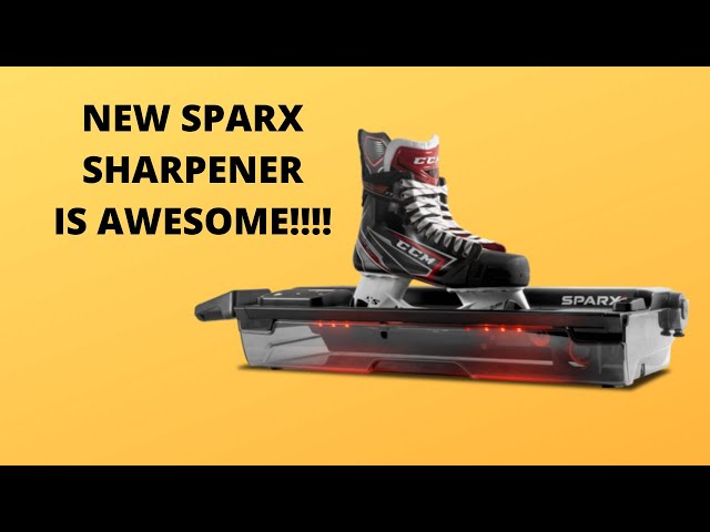 Brand New Sparx Hockey Skate Sharpener!!!! Unbox, Setup and Skate Sharpening!!  Including kid skates 