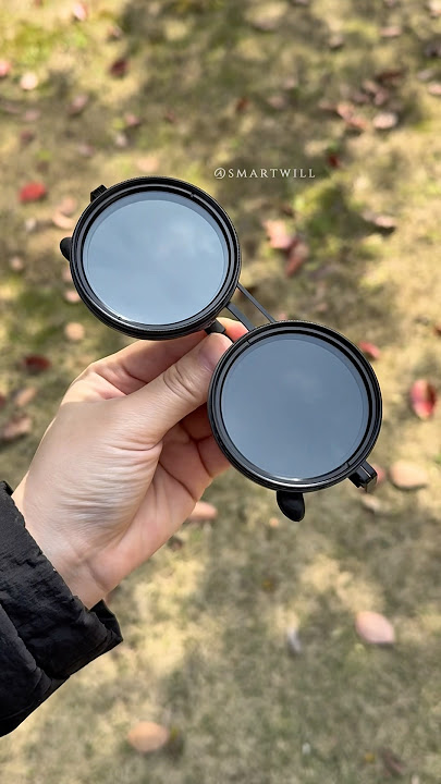These smart sunglasses adjust to the light, giving you a comfortable and crystal-clear view#glasses