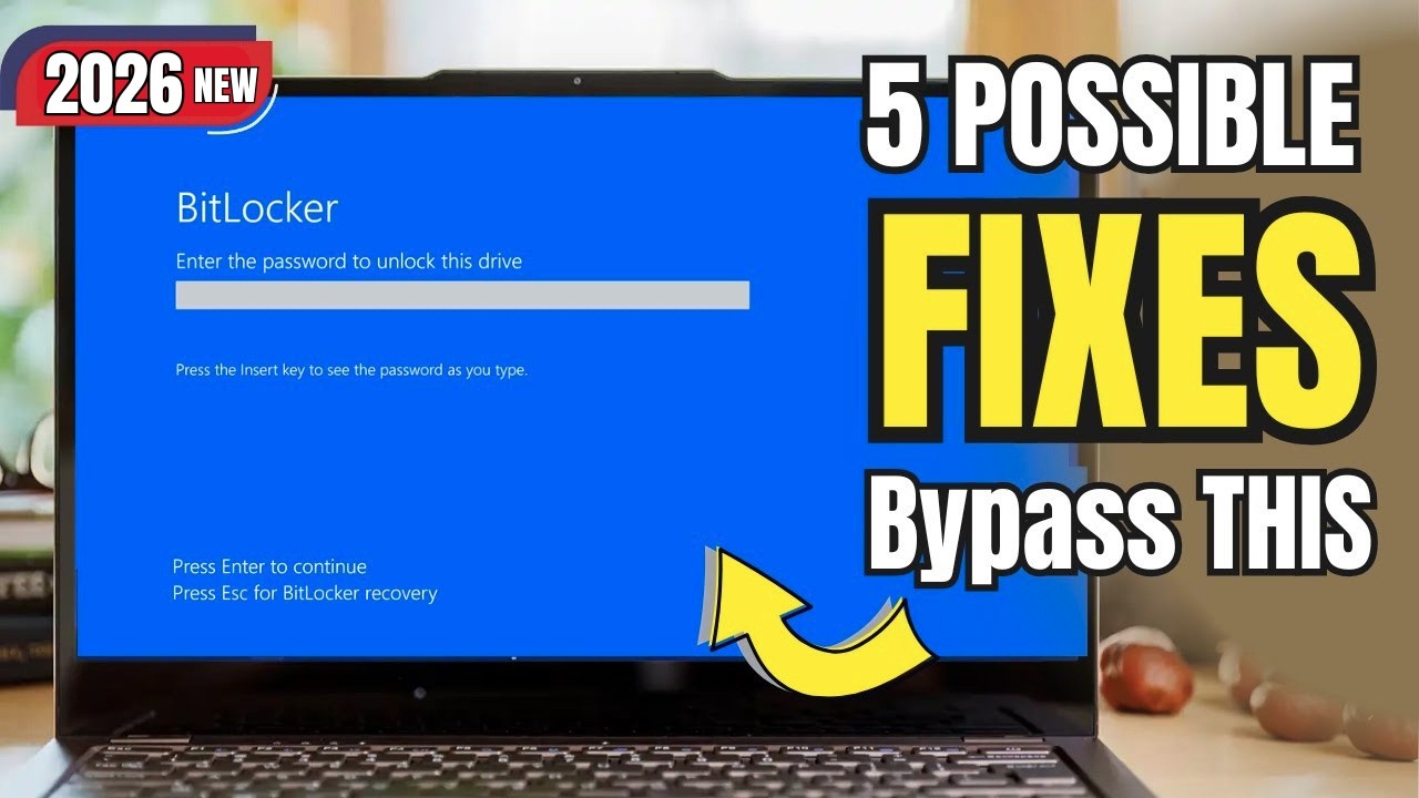 How to Bypass BITLOCKER Blue Screen in Windows 10/11 (2025)