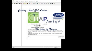 How to calculate HVAC Cooling Load by HAP Software in Urdu/Hindi - Part 2/6