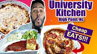 The CHEAPEST Highly Rated Restaurant in Highpoint Nc | University Kitchen | NC Food Review Vlog 2021