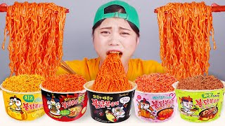Fire Noodle Spicy Challenge Mukbang DONA