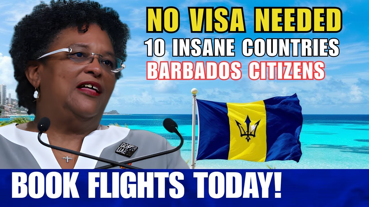 ПАСПОРТ БАРБАДОСА: ВИЗА НЕ НУЖНА для этих 10 БЕЗУМНЫХ СТРАН