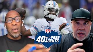 Full Can Marvin Harrison Jr. Revive His Career in Houston + Cam Ward's Struggles | 40s and Free Agents Guide