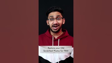 Restore Your Old Scratched Photos 😍 #Shorts