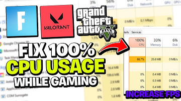 Fix 100% CPU Usage While GAMING - Fix CPU Bottleneck While Gaming in 2024!