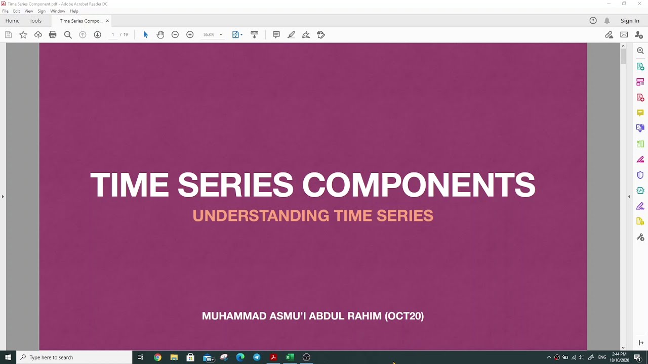 Time Series Components - YouTube