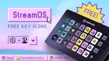 StreamOS Icon Set - FREE Retro Stream Deck Icons and Touch Portal