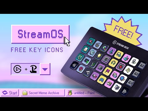 StreamOS Icon Set - FREE Icons for Stream Deck and Touch Portal