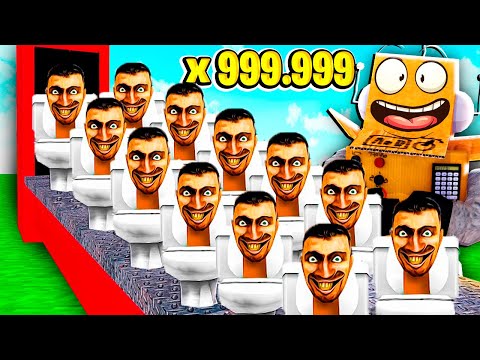 Построил Фабрику Скибди Туалетов Топ 1 Мира! Нуб И Про Видео Roblox Skibidi Toilet Tycoon