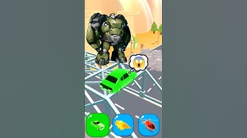 🔥Shape - Shifting & Transform The Character 👀 Level 60 #car #jcb #gameplay #helicopter #tractor