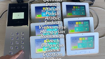 DS-KD8002-VM call monitor test and Contact list show