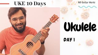 Ukulele Lesson 1 - Absolute Beginner? Start Here! || Free 10 Day Course
