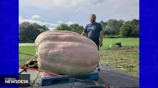 Owen County pumpkin breaks state record for biggest pumpkin ever