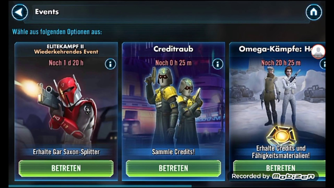 Star Wars Galaxy of Heroes || Elitekampf 2 Event - Gar Saxon || SWGoH - Deutsch || MobileGamer