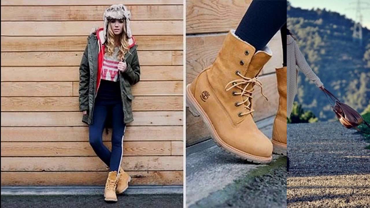 regla Uva puerta Outfits de moda con botas timberland mujer - YouTube